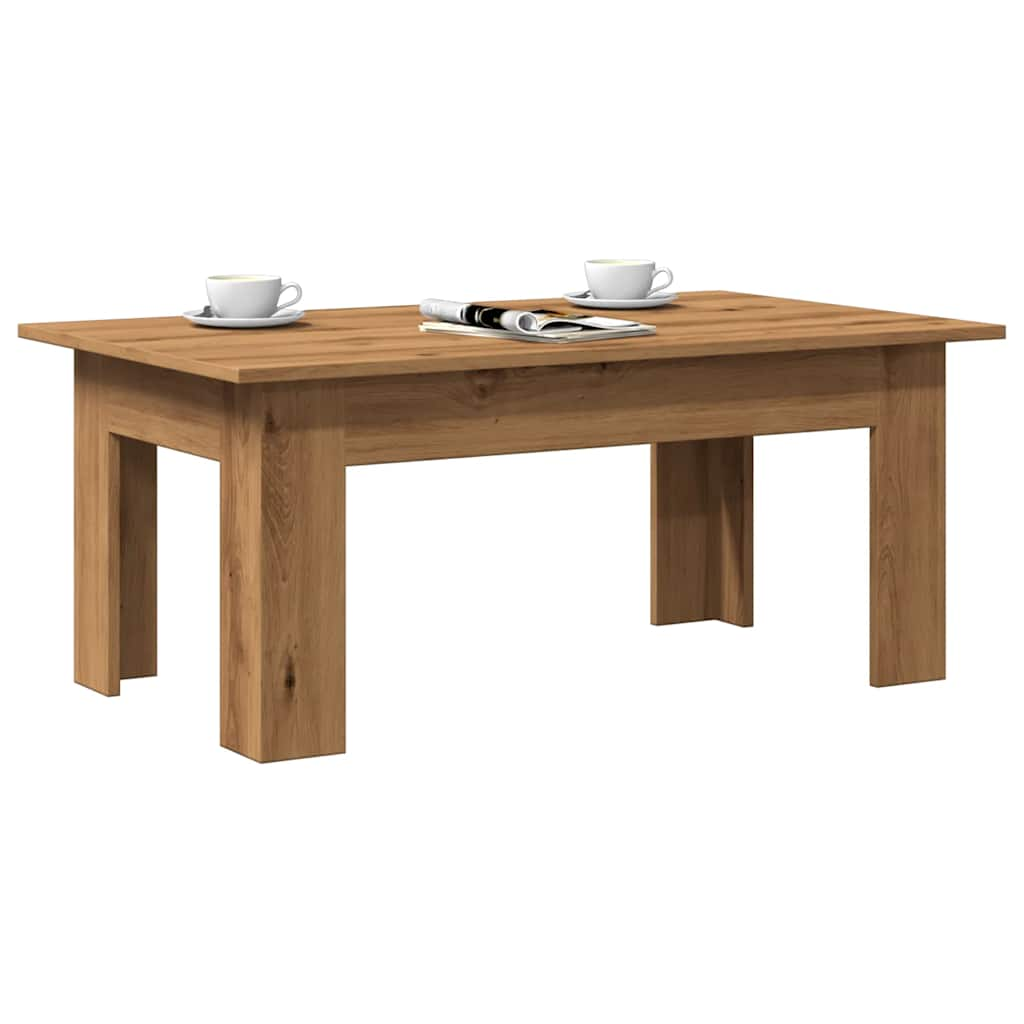 vidaXL Couchtisch Artisan-Eiche 100x60x42 cm Holzwerkstoff