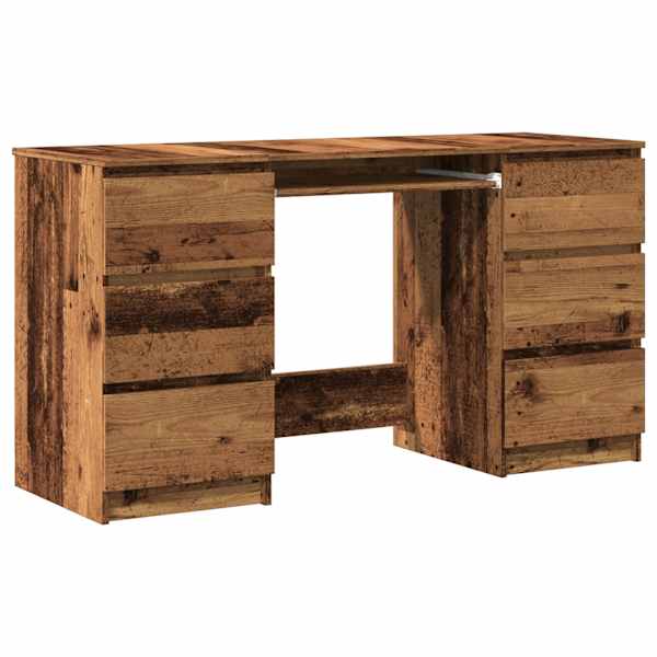 vidaXL Kirjutuslaud Vana puit 140x50x77 cm Engineered Wood