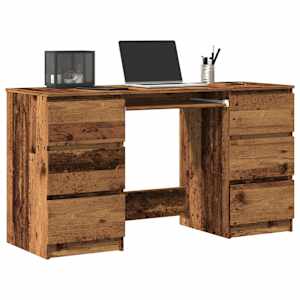 Psací stůl old wood 140 x 50 x 77 cm kompozitní dřevo - obrázek 1
