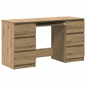 vidaXL kirjutuslaud Artisan tamm 140x50x77 cm ehituspuit