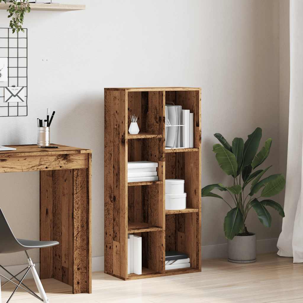 vidaXL Boekenkast 50x25x104 cm oud houtkleurig