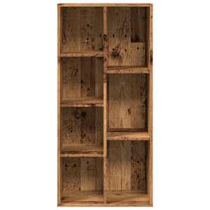 Knihovna old wood 50 x 25 x 104 cm kompozitní dřevo - obrázek 5