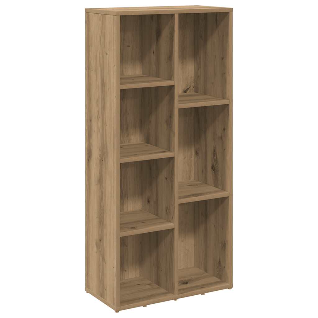 vidaXL Knihovna dub artisan 50 x 25 x 104 cm kompozitní dřevo