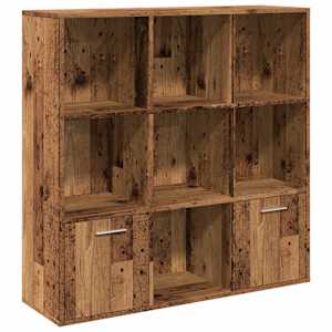 vidaXL raamatukapp Vana puit 98x29x97,5 cm Engineered Wood