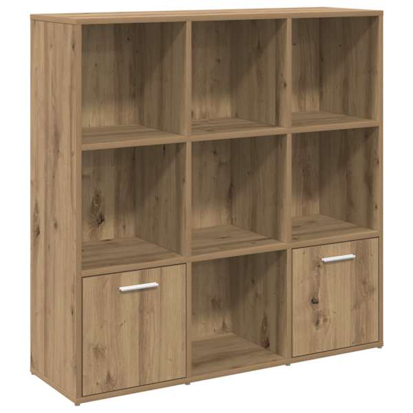 vidaXL raamatukapp Artisan tamm 98x29x97,5 cm ehituspuit