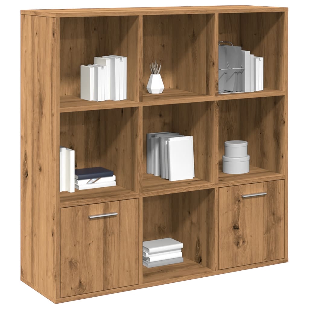 vidaXL Bücherschrank Artisan-Eiche 98x29x97,5 cm Holzwerkstoff