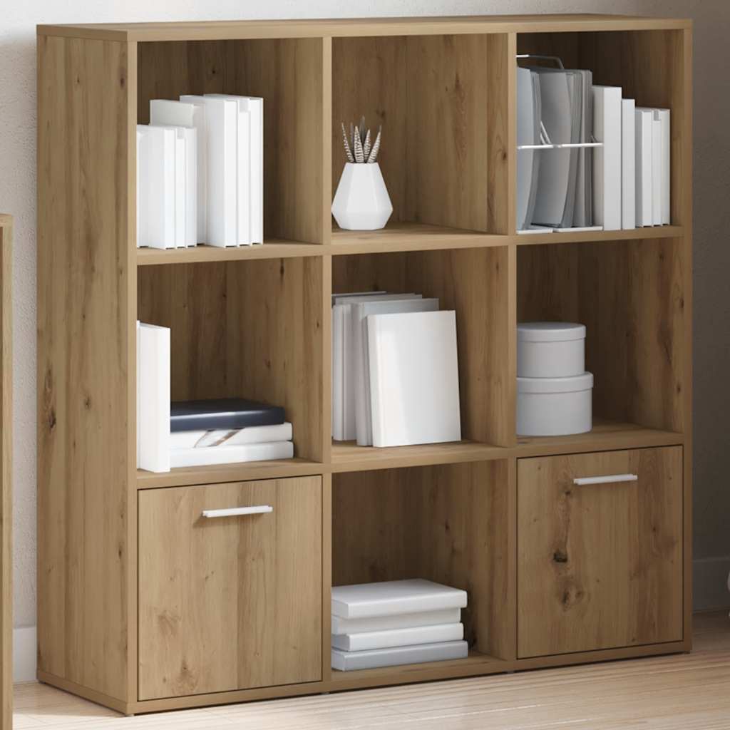 vidaXL Bücherschrank Artisan-Eiche 98x29x97,5 cm Holzwerkstoff