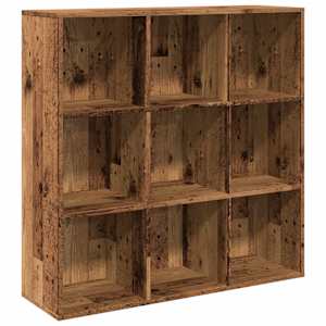 vidaXL Raamatukapp Vana puit 98x29x97,5 cm
