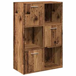 vidaXL raamaturiiul Vana puit 60,5x30x90 cm Engineered Wood