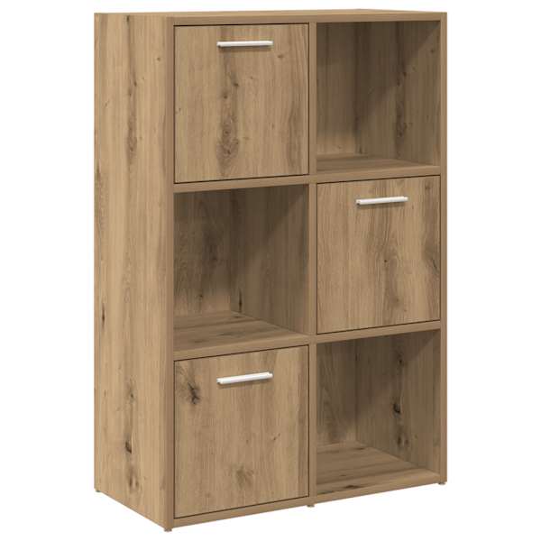 vidaXL raamaturiiul Artisan tamm 60,5x30x90 cm ehituspuit