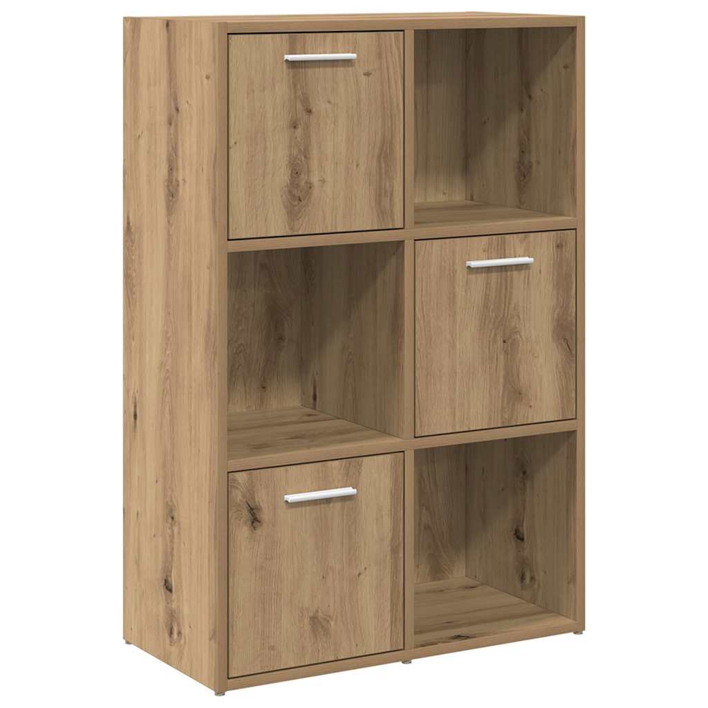 vidaXL Knihovna dub artisan 60,5 x 30 x 90 cm kompozitní dřevo