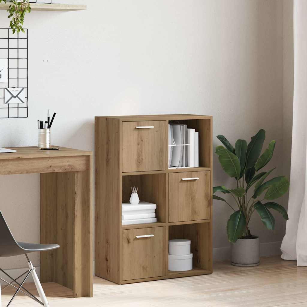 vidaXL Bibliotecă, stejar artizanal, 60,5x30x90 cm, lemn prelucrat