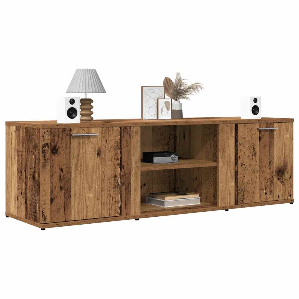 vidaXL Tv-meubel 120x34x37 cm bewerkt hout oud houtkleurig afbeelding