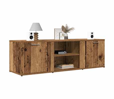 vidaXL TV-Schrank Altholz-Optik 120x34x37 cm Holzwerkstoff