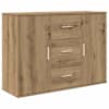 vidaXL puhvetkapp Artisan Oak 90x29,5x65 cm Engineered Wood