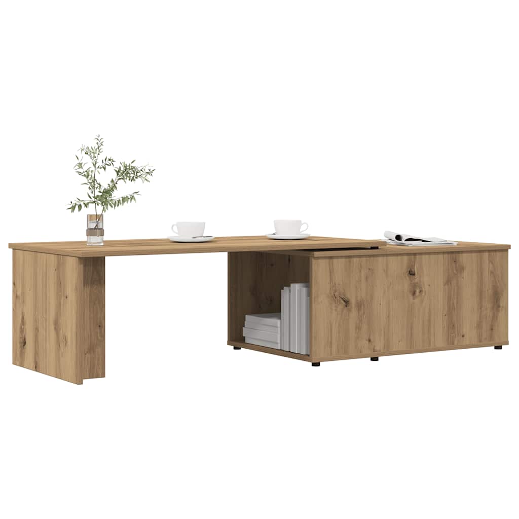 Thumbnail - vidaXL Couchtisch Artisan-Eiche 150x50x35 cm Holzwerkstoff