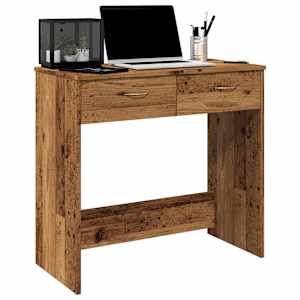 Psací stůl old wood 80 x 40 x 75 cm kompozitní dřevo - obrázek 4