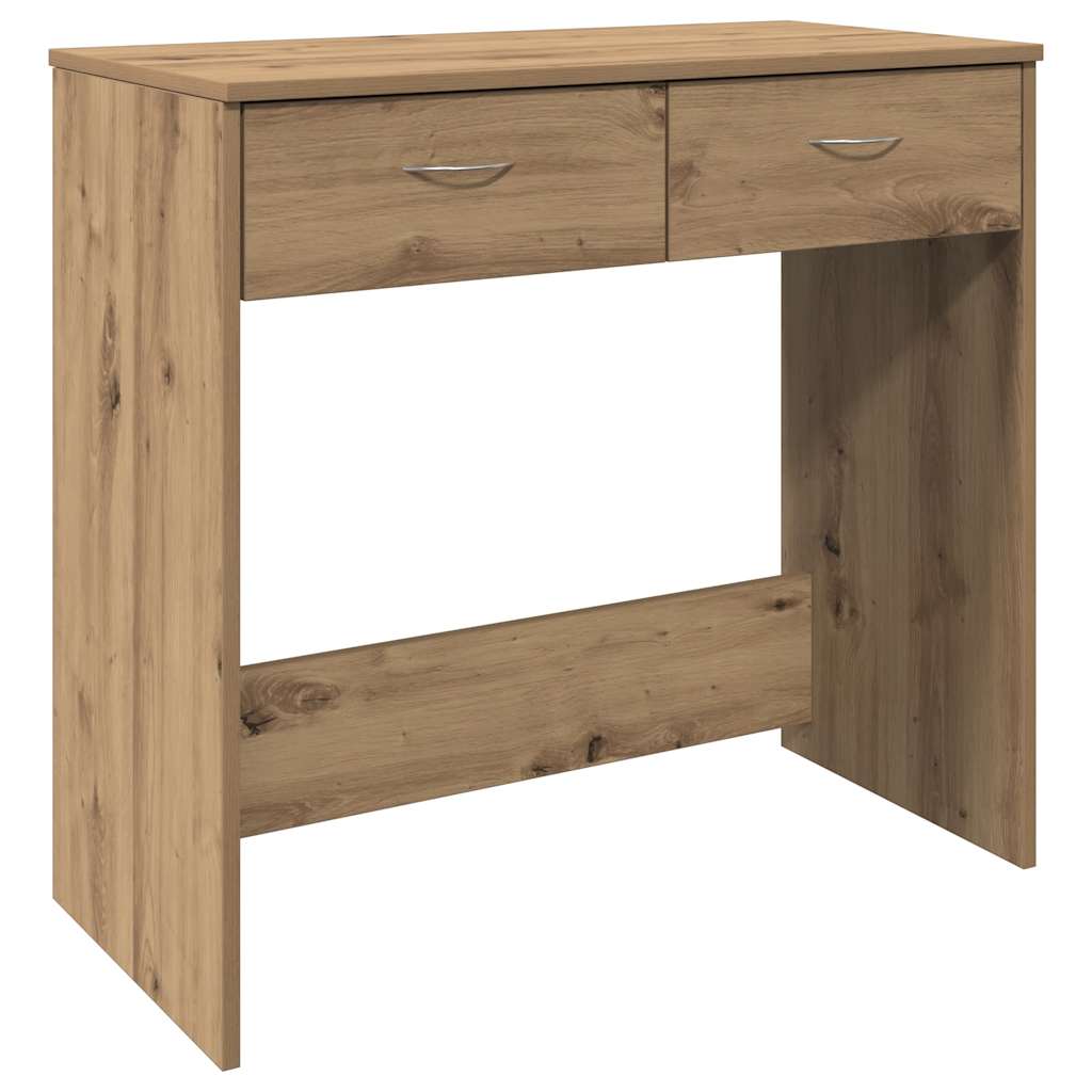 vidaXL Psací stůl dub artisan 80 x 40 x 75 cm kompozitní dřevo