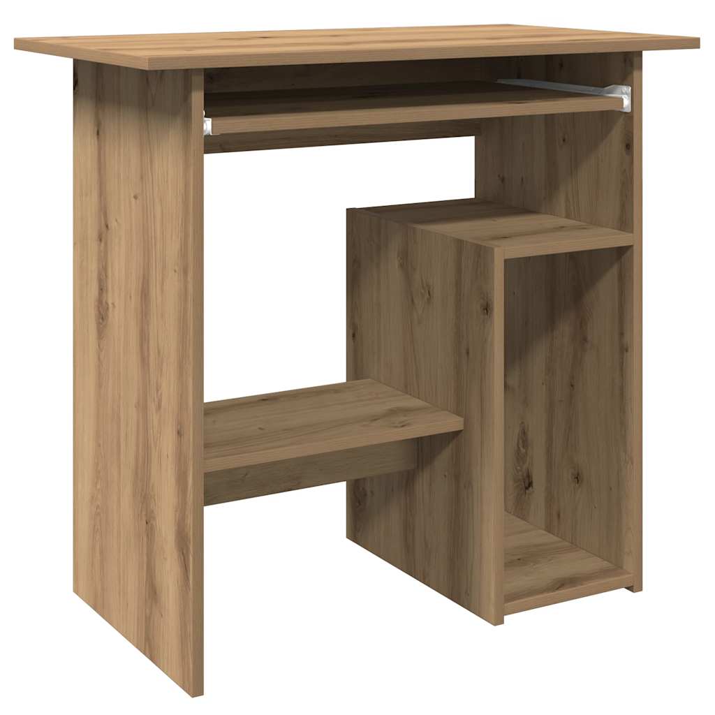 vidaXL Psací stůl dub artisan 80 x 45 x 74 cm kompozitní dřevo