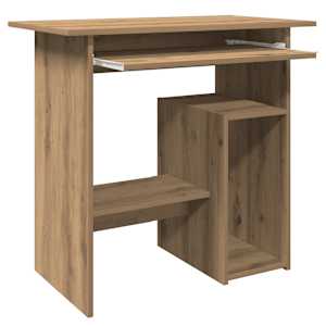 Psací stůl dub artisan 80 x 45 x 74 cm kompozitní dřevo - obrázek 4