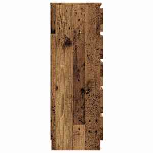 Zásuvková komoda old wood 60 x 36 x 103 cm kompozitní dřevo - obrázek 5
