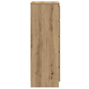 Zásuvková komoda dub artisan 60 x 36 x 103 cm kompozitní dřevo - obrázek 6