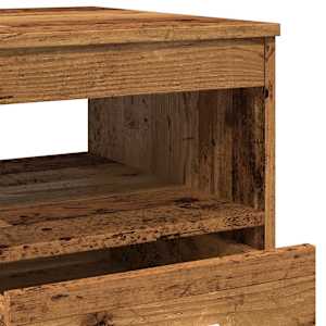 Komoda se zásuvkami old wood 40 x 50 x 76 cm kompozitní dřevo - obrázek 9