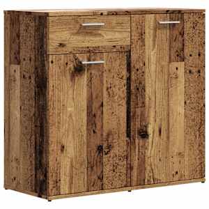 Příborník old wood 80 x 36 x 75 cm kompozitní dřevo - obrázek 2