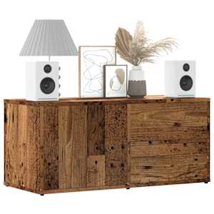 TV omarica iz starega lesa 80x34x35,5 cm iz umetnega lesa