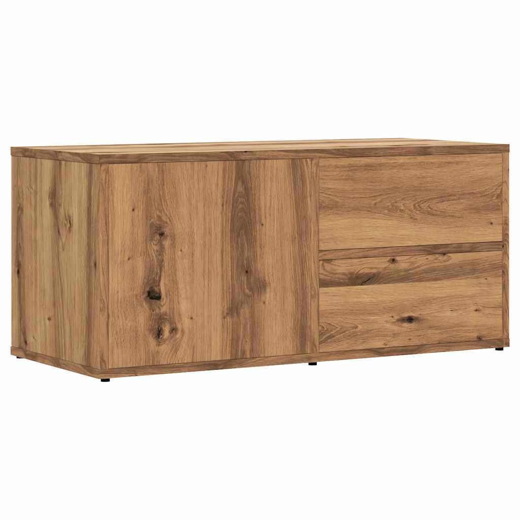 vidaXL TV skříňka dub artisan 80x34x35,5 cm kompozitní dřevo