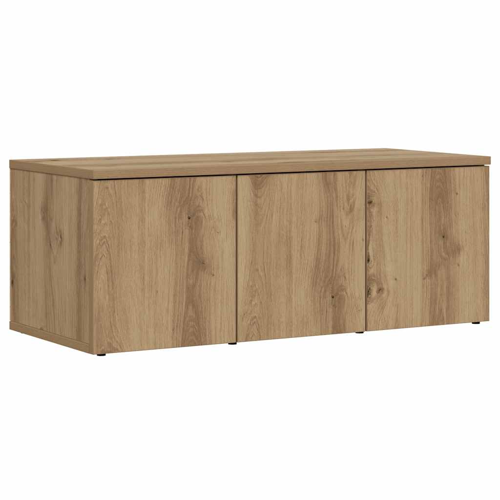 vidaXL TV skříňka dub artisan 80x34x30 cm kompozitní dřevo