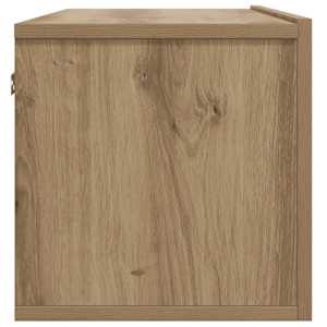 Nástěnná TV skříňka dub artisan 80x30x30 cm kompozitní dřevo - obrázek 6