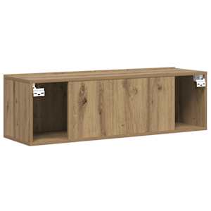 Nástěnná TV skříňka dub artisan 80x30x30 cm kompozitní dřevo - obrázek 7