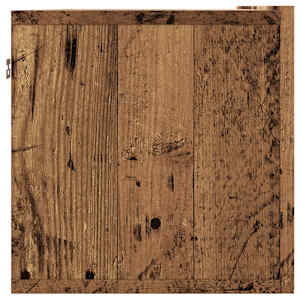 Nástěnná TV skříňka old wood 100 x 30 x 30 cm kompozitní dřevo - obrázek 5