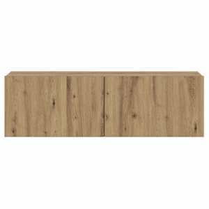Nástěnná TV skříňka dub artisan 100x30x30 cm kompozitní dřevo - obrázek 4