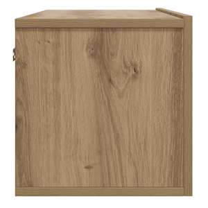 Nástěnná TV skříňka dub artisan 100x30x30 cm kompozitní dřevo - obrázek 5