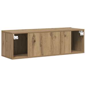 Nástěnná TV skříňka dub artisan 100x30x30 cm kompozitní dřevo - obrázek 6