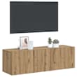 Tv-Benksett Artisan Eik 101 X 35 X 65 Cm Konstruert Tre main image 1