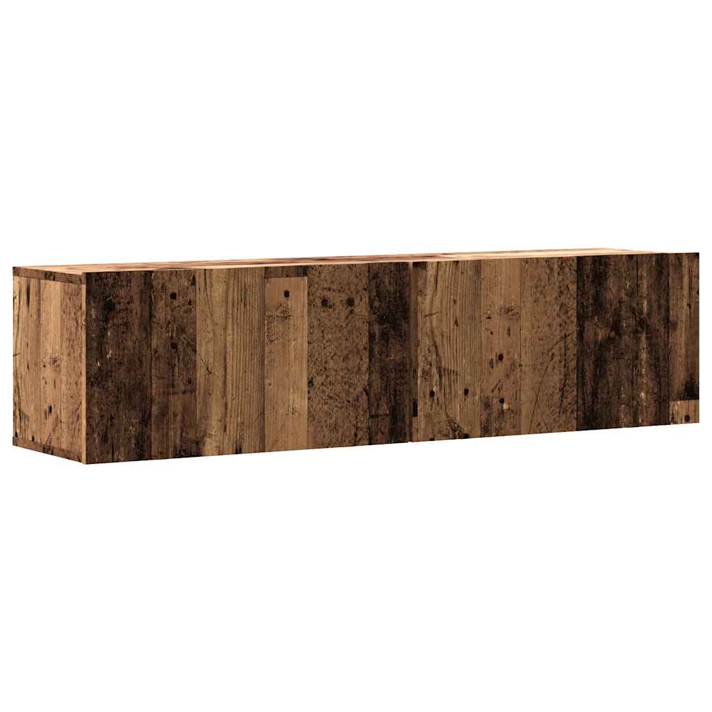 vidaXL Nástěnná TV skříňka old wood 120 x 30 x 30 cm kompozitní dřevo