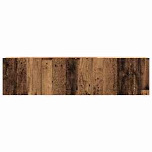 Nástěnná TV skříňka old wood 120 x 30 x 30 cm kompozitní dřevo - obrázek 4