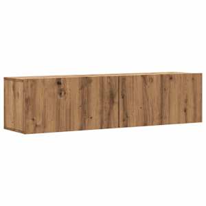 Nástěnná TV skříňka dub artisan 120x30x30 cm kompozitní dřevo - obrázek 2