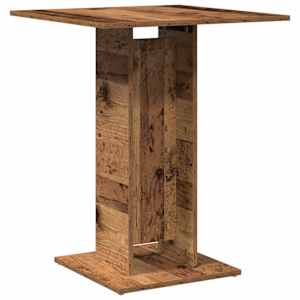Bistro stolek old wood 60 x 60 x 75 cm kompozitní dřevo - obrázek 2
