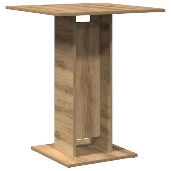 vidaXL bistroolaud Artisan tamm 60x60x75 cm Engineered Wood