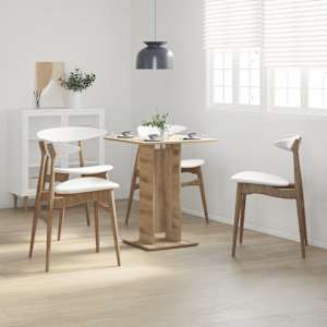 vidaXL bistroolaud Artisan tamm 60x60x75 cm Engineered Wood