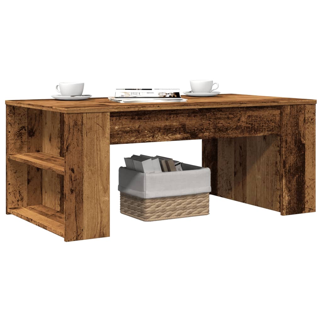 vidaXL Couchtisch Altholz-Optik 102x55x42 cm Holzwerkstoff