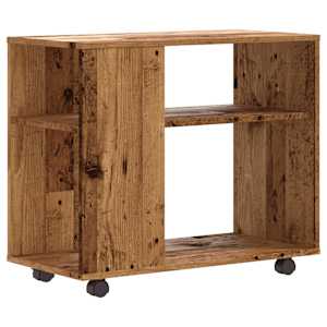Odkládací stolek old wood 70 x 35 x 55 cm kompozitní dřevo - obrázek 6