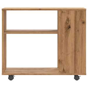 Odkládací stolek dub artisan 70x35x55 cm kompozitní dřevo - obrázek 4