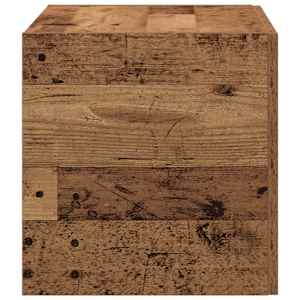 Nástěnná skříňka old wood 80 x 39 x 40 cm kompozitní dřevo - obrázek 6