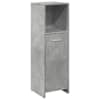 vidaXL vannitoakapp betoonhall 30 x 30 x 95 cm puitlaastplaat