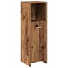 vidaXL Vannitoa Kapp Old Wood 30x30x95 cm Engineered Wood